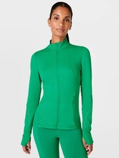 Sweaty Betty jacket Therma Boost running zip up top  s uk8-10 £130 worn twice lc