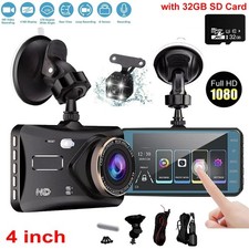 Dual Lens Car Dash Cam with