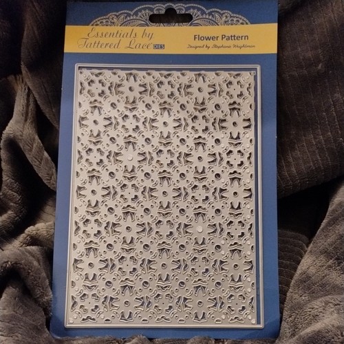 Tattered lace die - die, flower