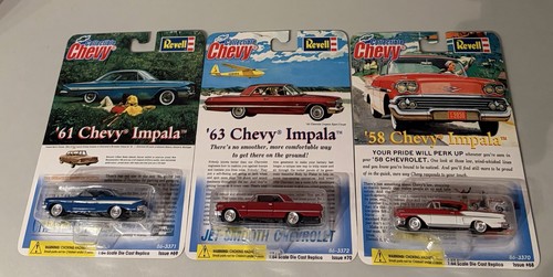 Revell 64 chevy - x3, 1:64