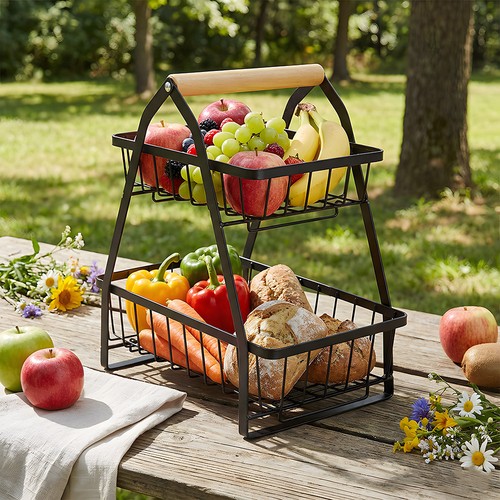 Tiers fruit basket holder - 2,