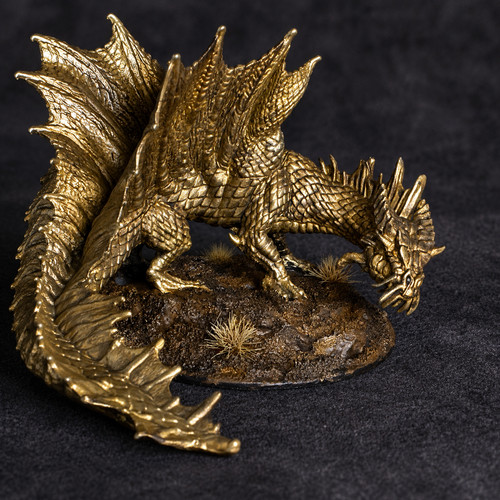 Young gold dragon - dragon,