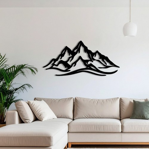 Mountain landscape metal wall - landscape,