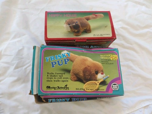 Vintage frisky pup toy and - frisky,