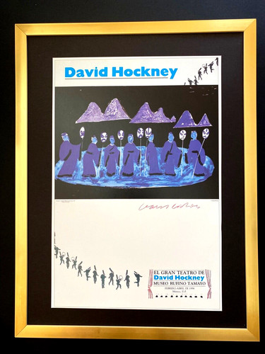 David hockney vintage 1987 - vintage,