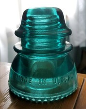 Blue Green Insulator Hemingray