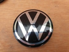 One Genuine Volkswagen 65mm Alloy Wheel Centre Cap x1 Golf T6 Passat Caddy