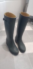 AIGLE Wellingtons Unisex - Dark Green  - Size 41 - UK 7.5