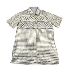 VINTAGE 70s Big Collar Shirt L