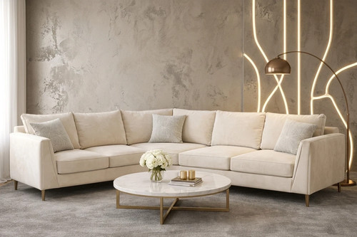 Elaine velvet fullback sofa - velvet,