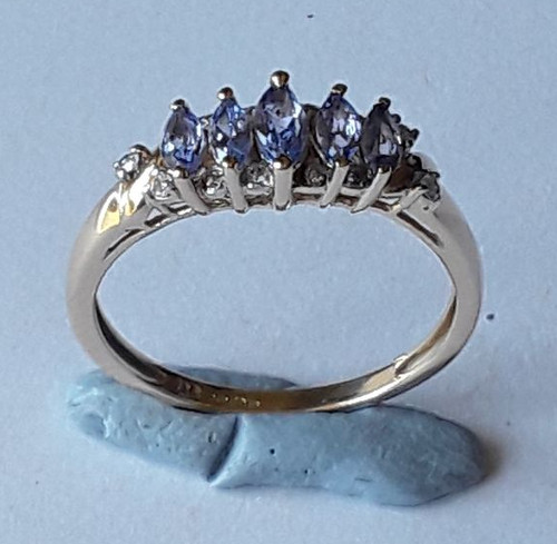 9ct yellow gold marquise - yellow, gold,