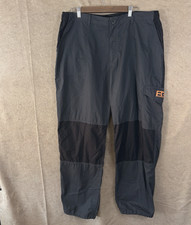 Craghoppers Bear Grylls Tech Pants Mens Sz 40 Black Cargo Hiking Fishing Utility
