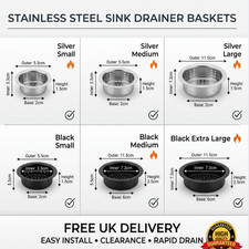 1 & 2pcs Stainless Steel