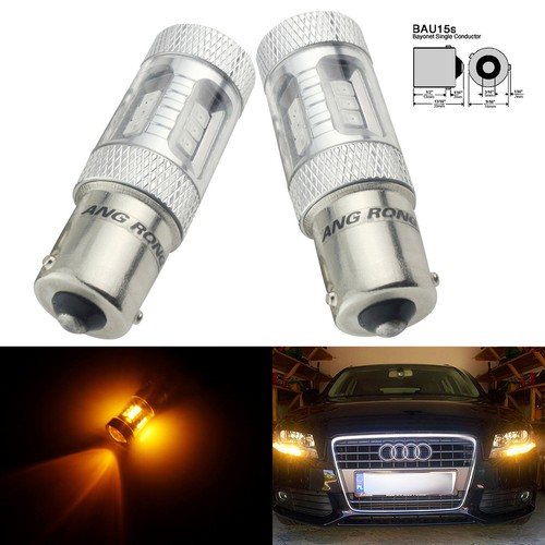 Py21w bau15s 581 amber led - 2x,