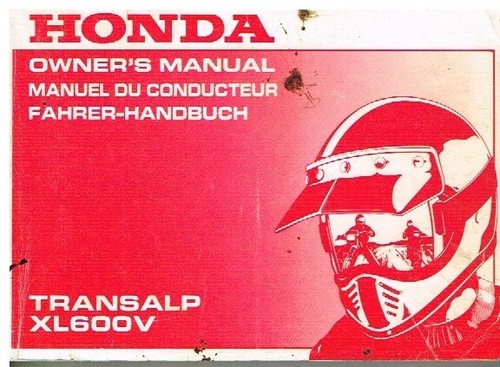 Honda transalp xl600v original - honda,