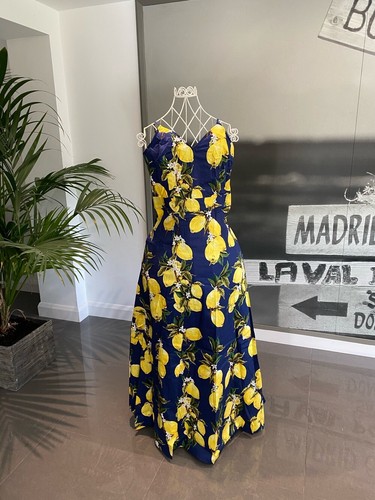 Lindy bop ruby navy lemons - ruby,