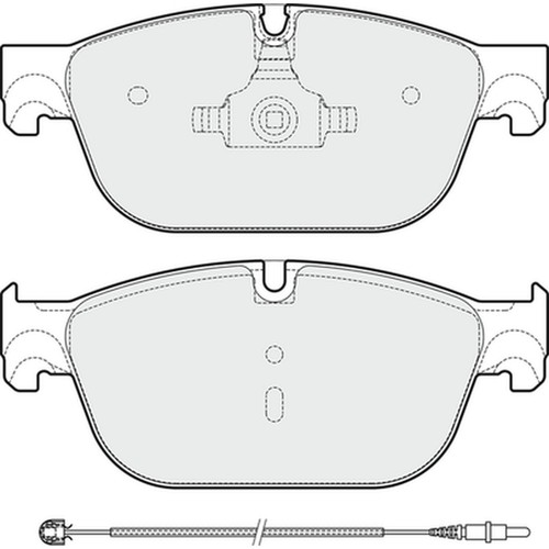 Brake pads set for peugeot - pads,