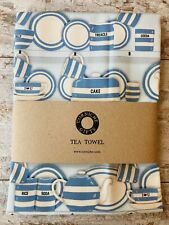 Cornishware Dresser Tea Towel In Blue