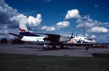 L34 35mm slide Antonov 26B SP-FDO of Exin Airways @???