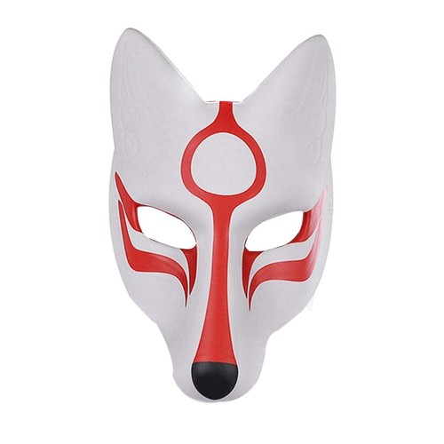Anime fox mask face - anime, cover