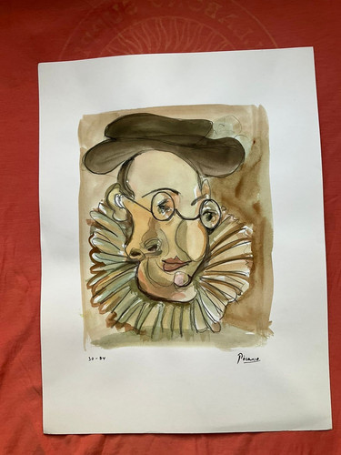 Picasso painting drawing - painting,