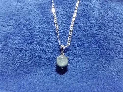 Blue kyanite sterling - blue, silver