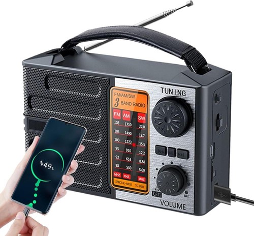 1200mah wind solar radio - solar,