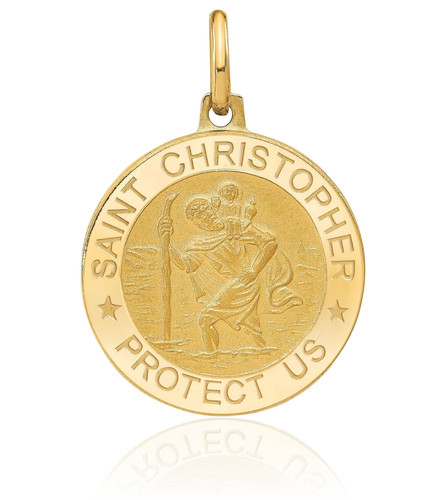 14k solid yellow gold large - 14k,