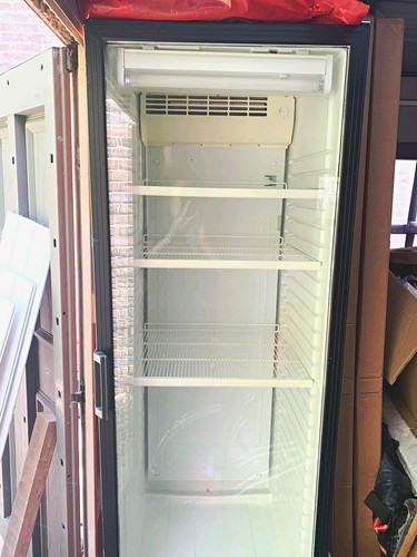 Clear glass freezer - clear,