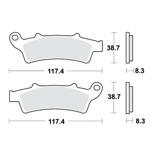 Trw sintered brake - sintered, pads