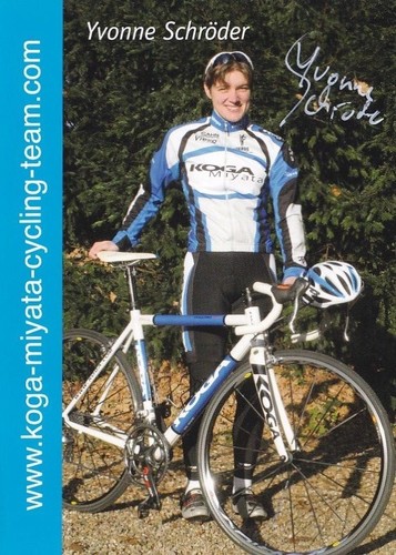 Cycling card yvonne - cycling,