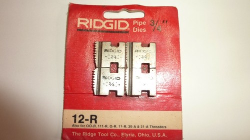 Ridgid pipe dies 12 r - dies,
