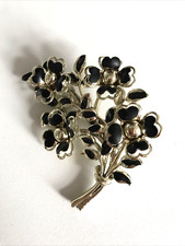 Vintage Jewellery Black Enamel