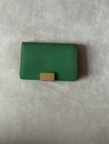 Smythson card wallet green - card,