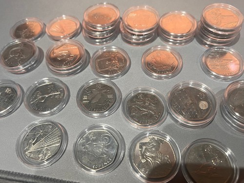 London 2012 olympic 50p coins - 2012,