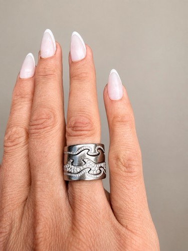 Georg jensen 18ct white - white, gold