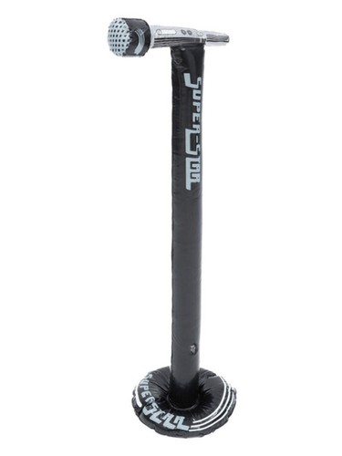 Inflatable microphone stand - microphone, &