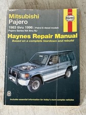 Haynes Manual 68765 - Mitsubishi Pajero, 1983 thru 1996