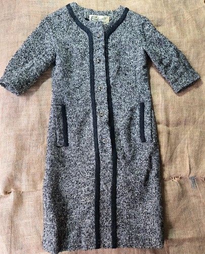 Vintage 50s 60s black - vintage, white