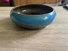 Decorative Bowl Ceramic Blue