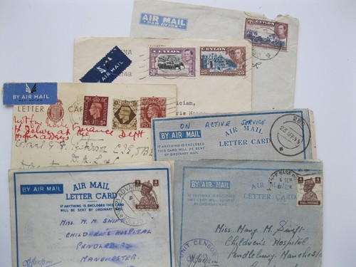 Ww2 air mail - envelopes, &