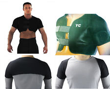 Double Shoulder Support Jacket Adjustable Neoprene Brace Injury Arthritis