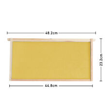 National UK Beehive Box Beekeeping Honey Solid Wood Super &Brood Bee Hive Frames