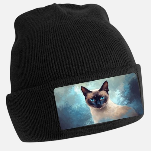 Majestic siamese cat - siamese, print
