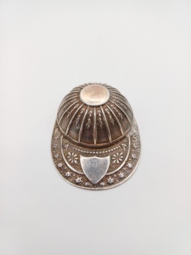 Sterling silver jockey cap - sterling,