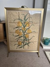 Vintage Wooden Fire Screen