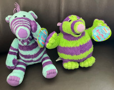 FISHER-PRICE MATTEL 2002 THE FIMBLES/ROLY MO SHOW, ROLY MO & FLORRIE SOFT TOYS