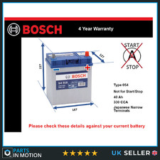 Car Battery S4018 Bosch 054