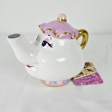 Disney Princess Mrs Potts Teapot Money Box New With Tag unboxed piggy bank