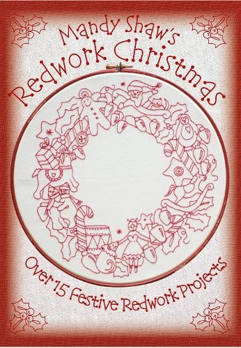 Mandy shaw redwork christmas - shaw's,